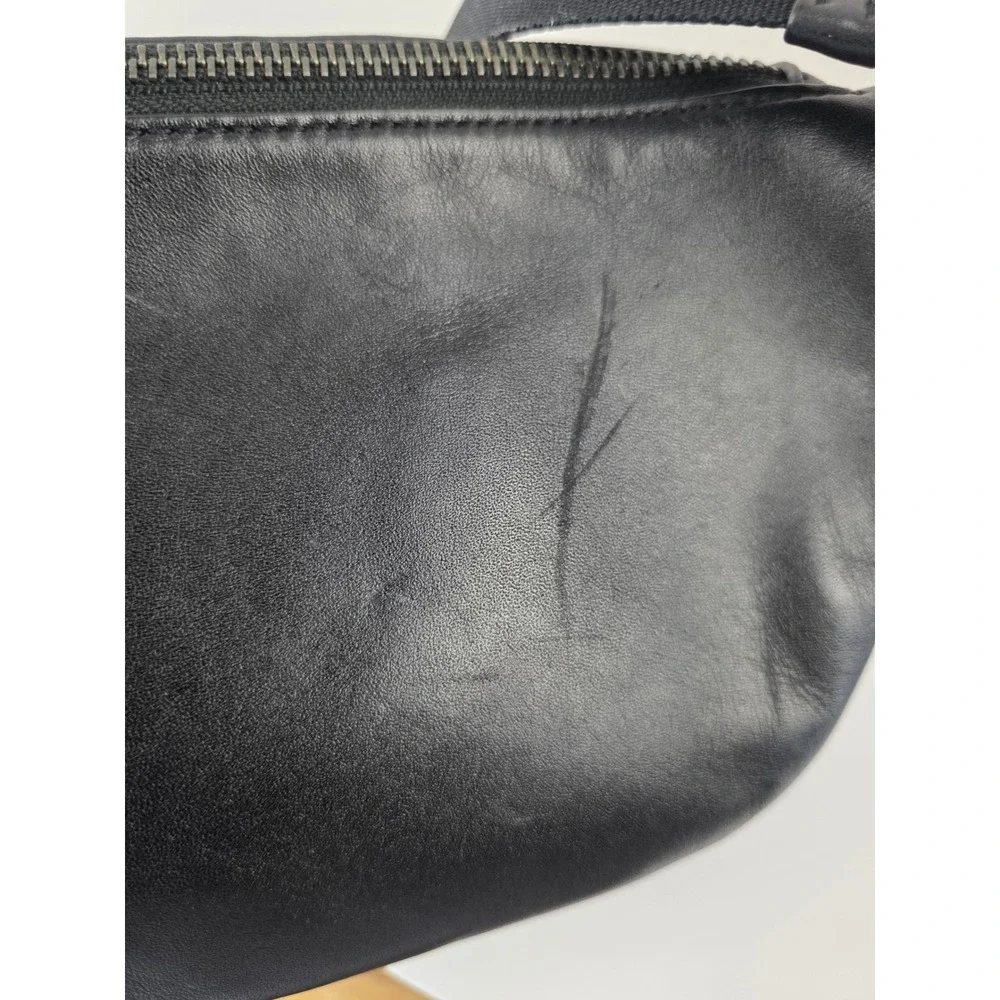 Coach West Belt Bag Signature Canvas Leather Charcoal Black  Gray Fanny Pack - Picture 13 of 13